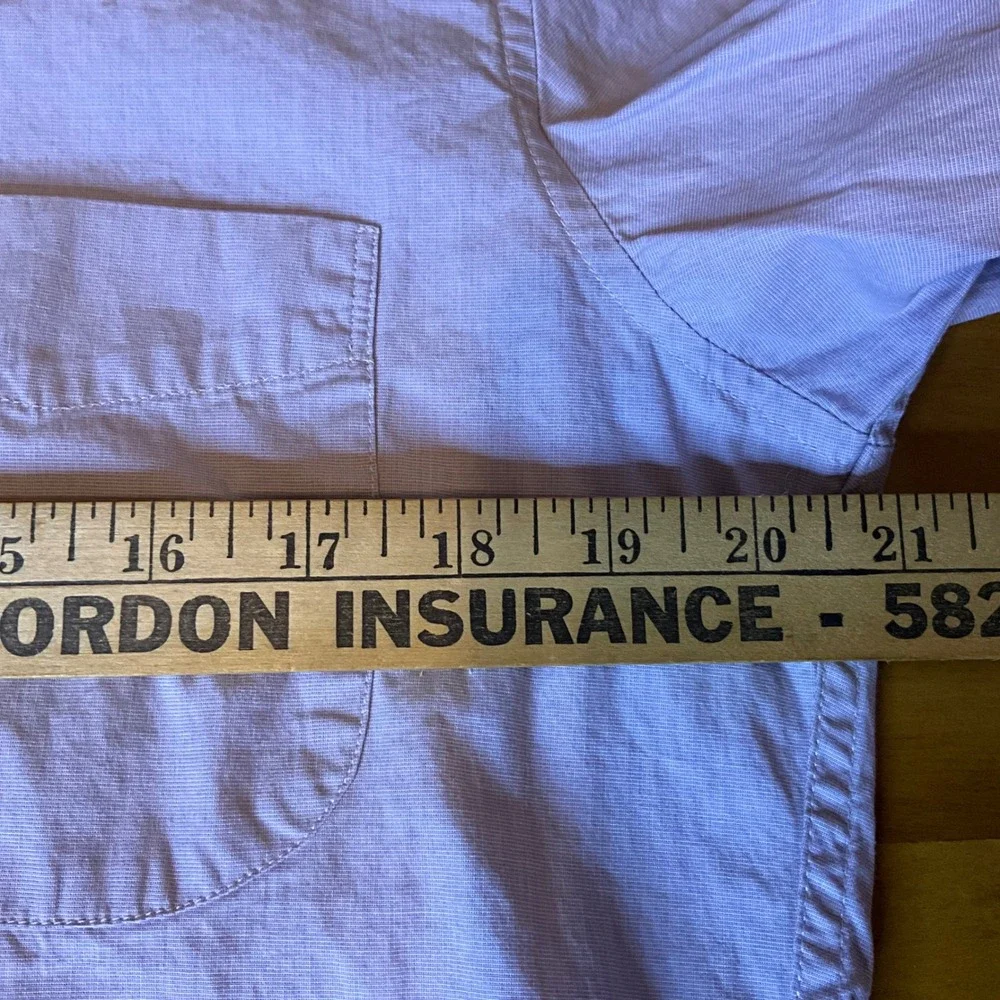 J‎ Crew Slim Fit Stretch Organic Cotton Button Down Shirt Mens M Purple Lilac
